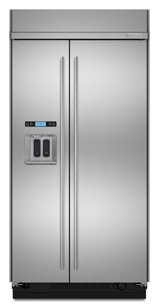 48" Euro-Style Stainless Steel Built-In Refrigerator with Dispenser,JS48SEDUDB