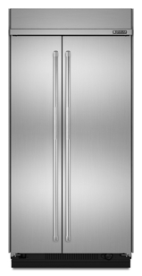 48" Pro-Style® Built-In Side-by-Side Non-Dispenser Refrigerator,JS48PPFXDB