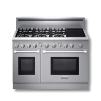 48" Pro Harmony Dual-Fuel Range with 6 Star Burners (2 w/ ExtraLow) and Electric Griddle PRD486EDHU