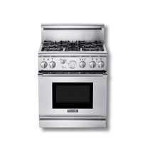 30" Pro Grand Dual-Fuel Range with 4 Star Burners (2 W/ ExtraLow) PRD304EG
