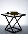 "Revolver" Lucite/Acrylic Table