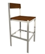 luma bar stool with back