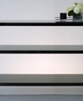 "Gangster" Acrylic/Lucite Console Table