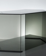 "Axle" Lucite/Acrylic Desk Table
