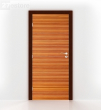 Modern interior door Zebrano Wenge