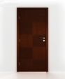 Contemporary interior door Wenge Checkers