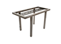 SideWired Desk: Fast & Easy, clutter free wired workstation