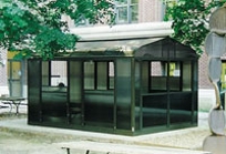 Air-Flo Smoking Shelters by Duo-Gard. Air-Flo Smoking Shelters by Duo-Gard.