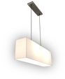 White Acrylic Hanging Lamp