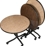 Rollers Portable Cocktail Tables