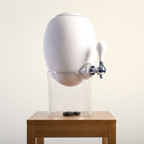 Ovobar Beverage Dispenser - shown in Glass Base by Aquaovo Ovobar Beverage Dispenser - shown in Glass Base by Aquaovo