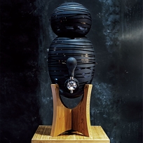 Caviar Legato Water Filter shown in Wood Base Caviar Legato Water Filter shown in Wood Base