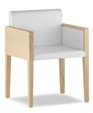 Box Oak Wood Dining Chair