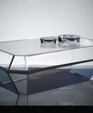 Clear Lucite/Acrylic Bullet Table