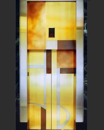 Bronze and Stainless Steel Elevator Door Skins Bronze and Stainless Steel Elevator Door Skins