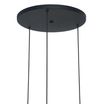 Round Universal 3-Pendant Canopy