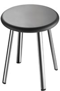 8201 8243 Free-standing stool with rotating seat