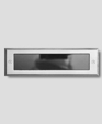 Recessed wall - stainless steel with micro-louver