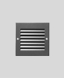 Recessed wall - low voltage with louvers