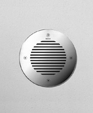 Recessed wall - stainless steel with louvers