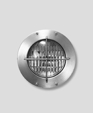 Recessed wall - low voltage stainless steel with guard