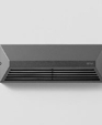 Surface wall with louvers Surface wall with louvers