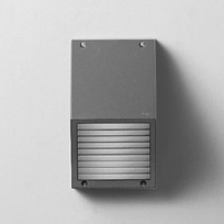 Surface wall with shielded light source Surface wall with shielded light source