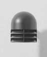 Surface wall with shielded light source Surface wall with shielded light source