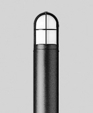 Bollard - symmetrical distribution with guard