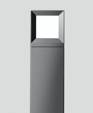 Bollard - square with diffused light source