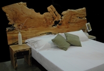 Live Edge King Bed