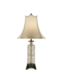 Etched Glass Lamp