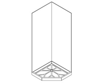 Lippert Neo-Angle Shower Lippert Neo-Angle Shower