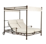Campaign Grande Adjustable Double Chaise, Loose Cushions & Canopy Frame and Cover [3590-7600]