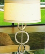 Nickel Progressive Ring Lamp - Small