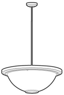 Tradition Pendant with Downlight