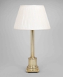Round Column with Square Base, Brass Round Column with Square Base, Brass