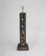 Large Round Flower Tole Column Large Round Flower Tole Column