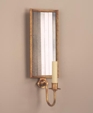 Tole and Mirror Wall Light