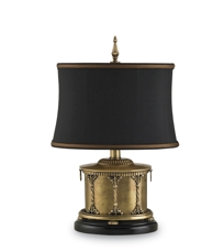 Dark Brass Bookcase Lamp