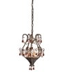 Petite Iron & Crystal Chandelier