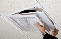 Plastic Return Air Filter Housing w/Back