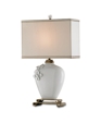 White Porcelain Flower Lamp