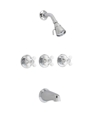 Hampton 3-Handle Bath/Shower Faucet