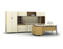 U unit w/ wardrobe