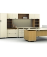 U unit w/ wardrobe
