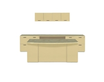 Desk/credenza/wall