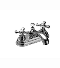 4" Center Lavatory Set - Cross Handles