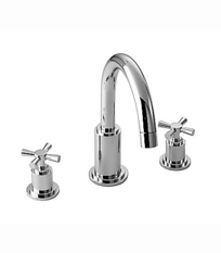 Widespread  Lavatory Set - Cross Handles