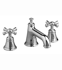 Low Spout Widespread Lavatory Set  - Cross Handle